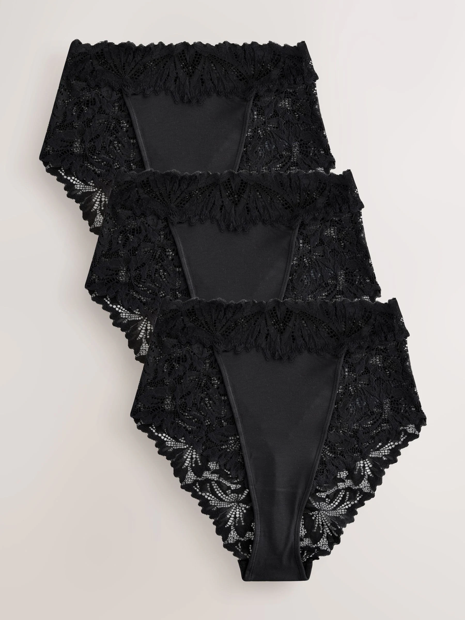 Zwart - Ultimate Comfort kanten slip