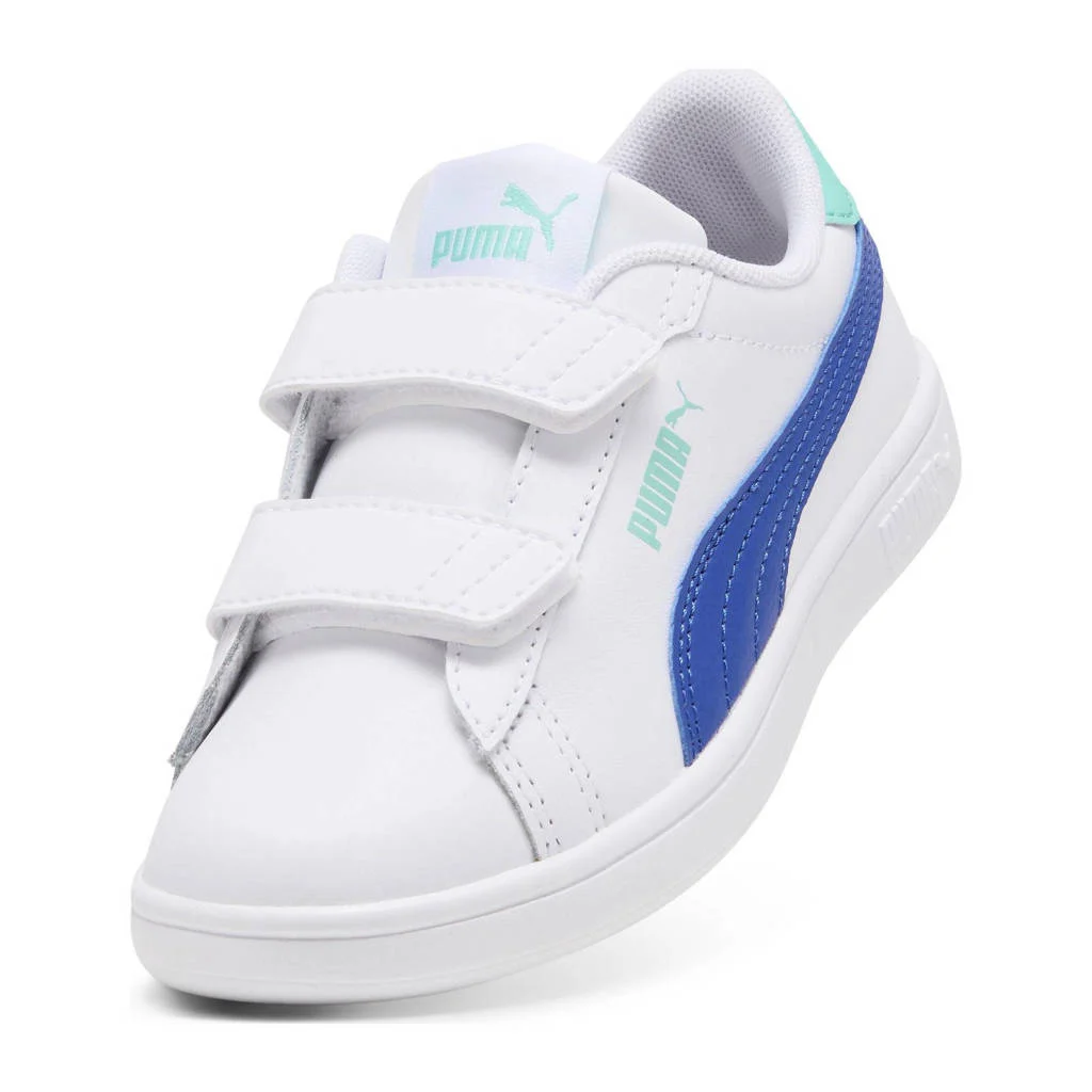 Puma Smash 3.0 L Vsneakers wit/kobaltblauw