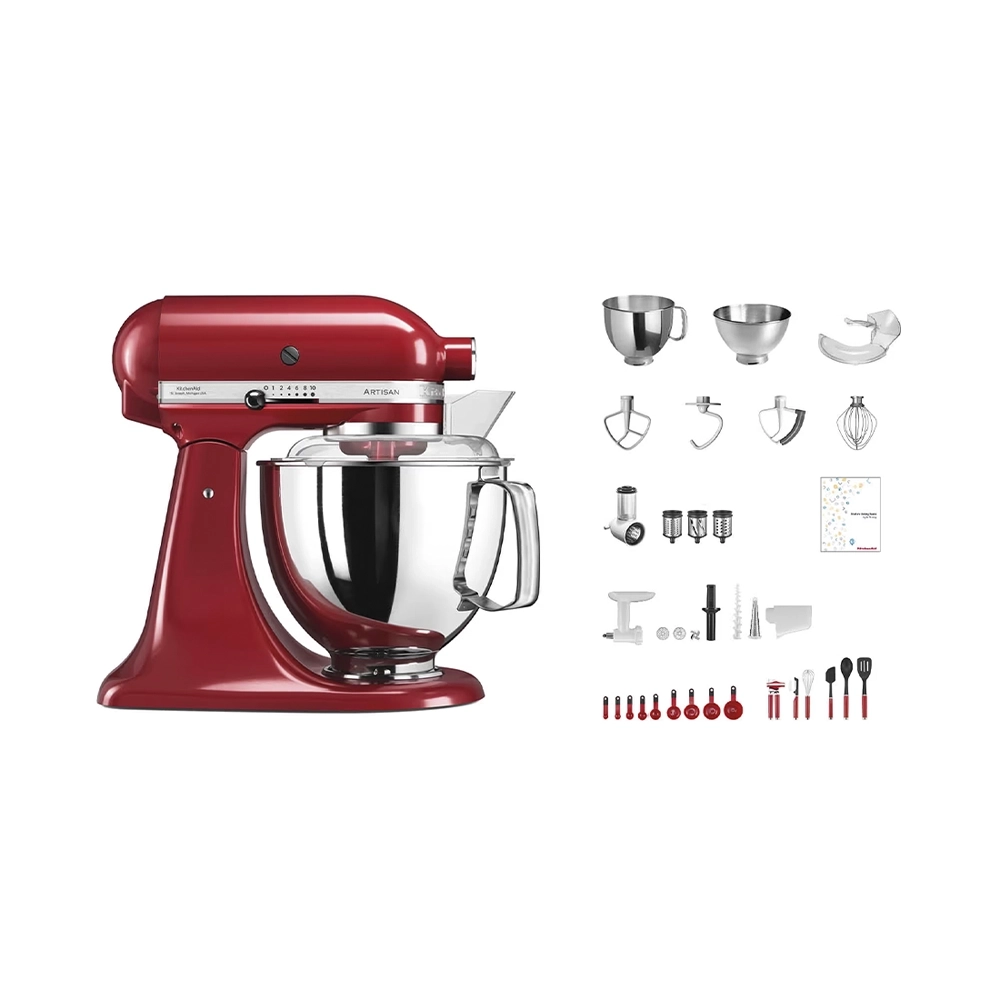 KitchenAid KSM200 Swiss Anniversary Set Küchenmaschine rot