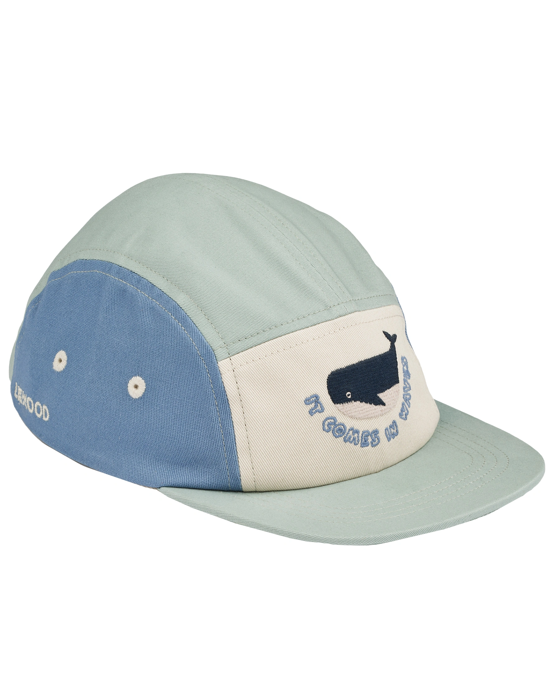 Basecap RORY WHALE in ice blue mix