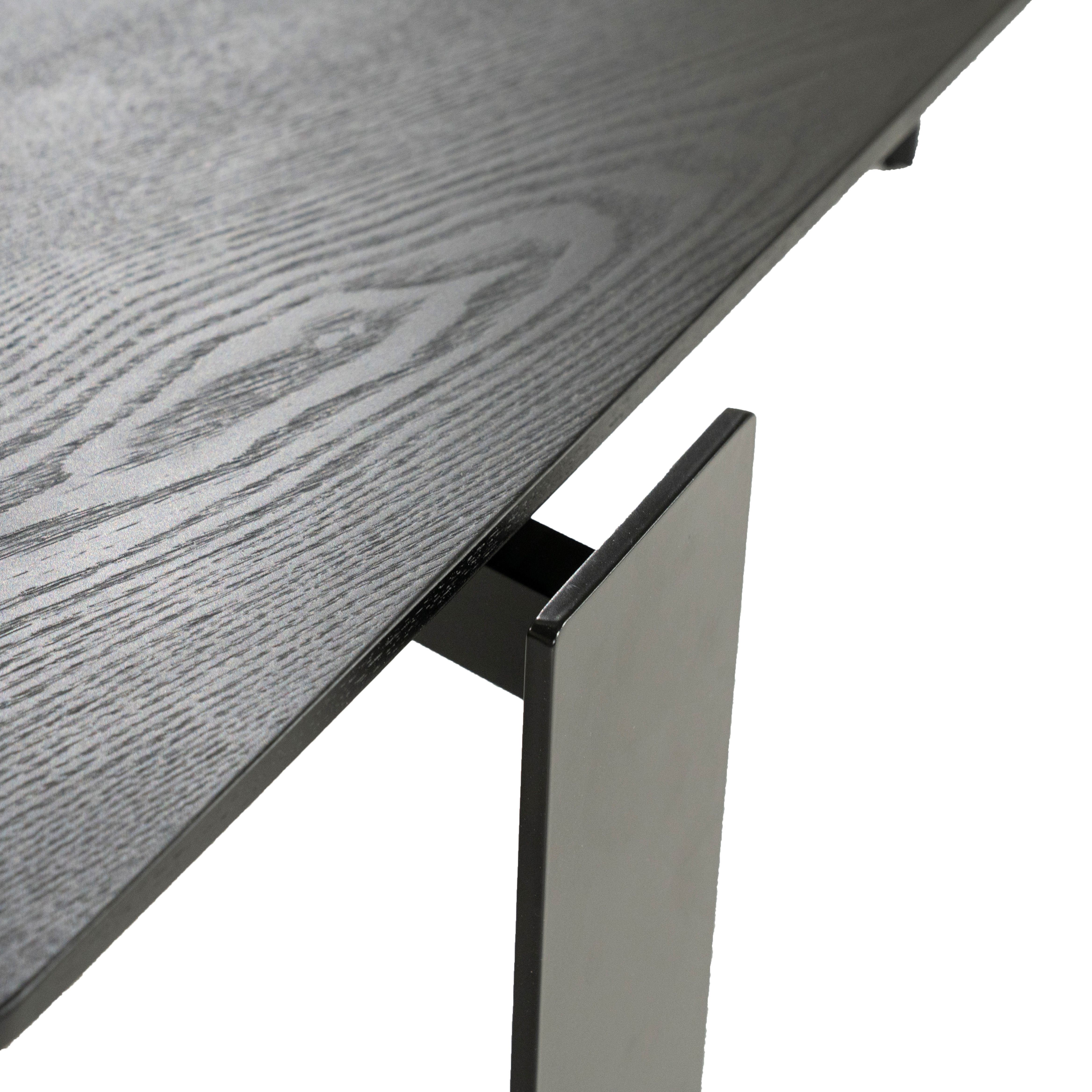 Salontafel zwart 96451 Robert B150 x D70 x H35 cm