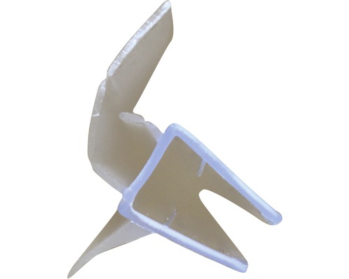 Waterafstotend profiel geschikt voor 5-6mm glas, lengte 2010 mm