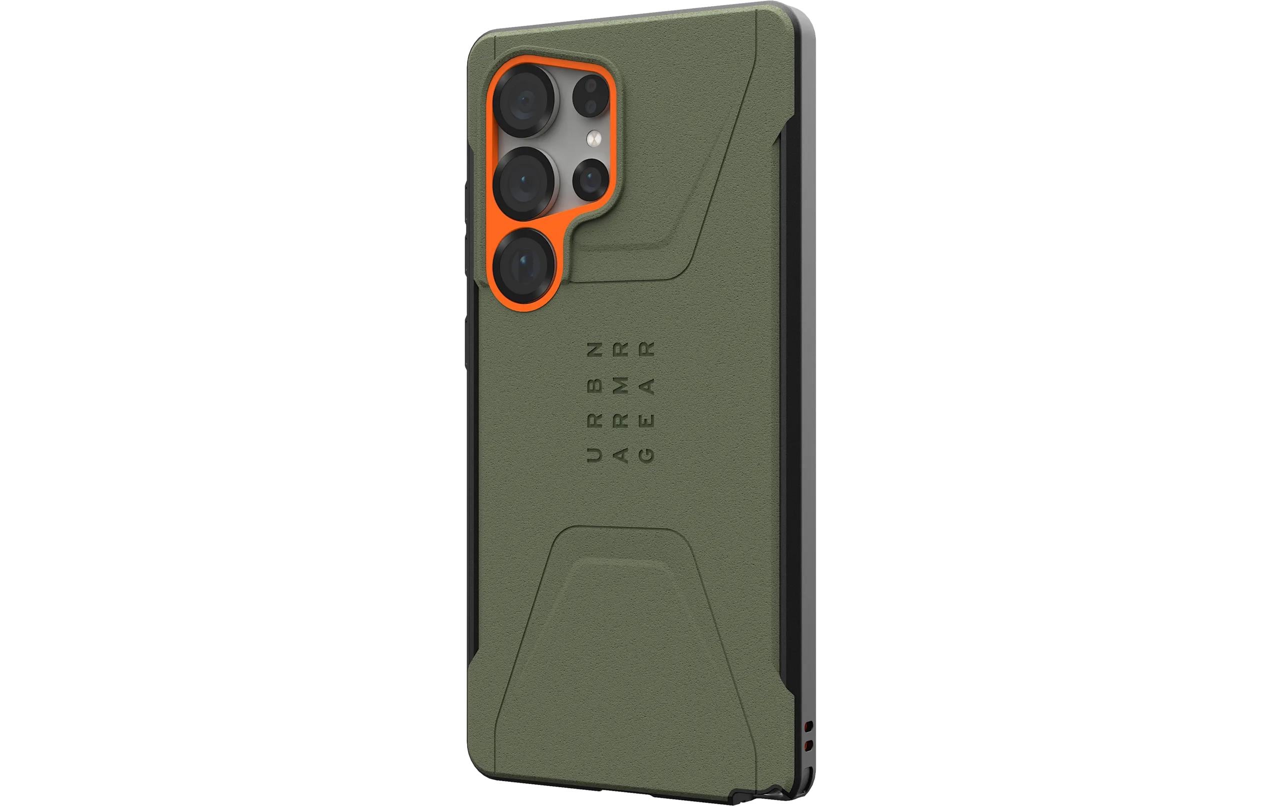 Back Cover Civilian Galaxy S25 Ultra Olive drab/orangeSchutzhülle für das Samsung Galaxy S25 Ultra