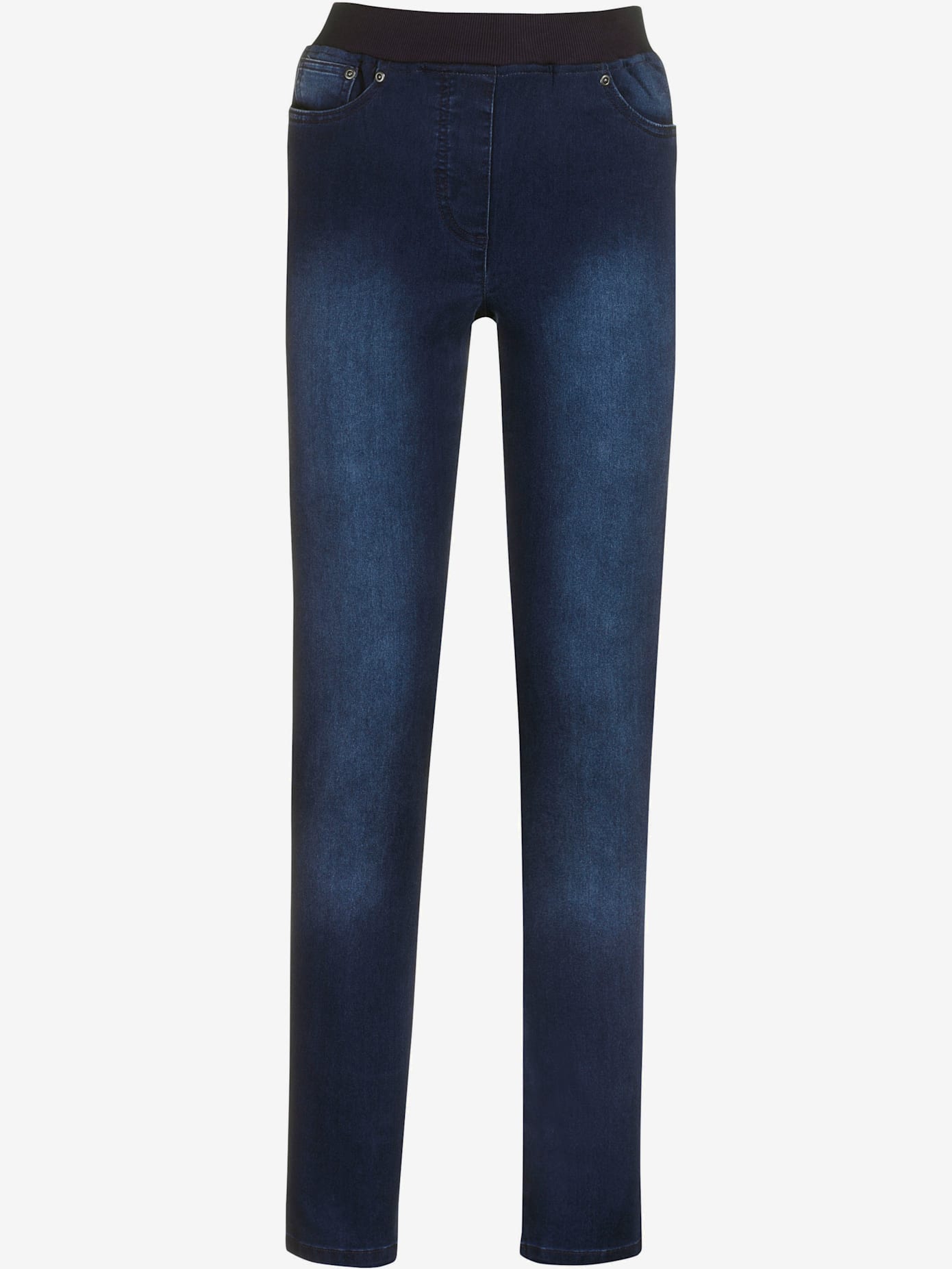 Jean femme confortable avec ceinture élastique