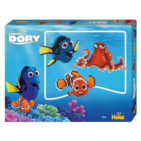 Hama Geschenkpackung Findet Dorie, ca. 4000 Bügelperlen und 2 Stiftplatten