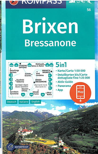 KOMPASS - BRIXEN 1.50.000