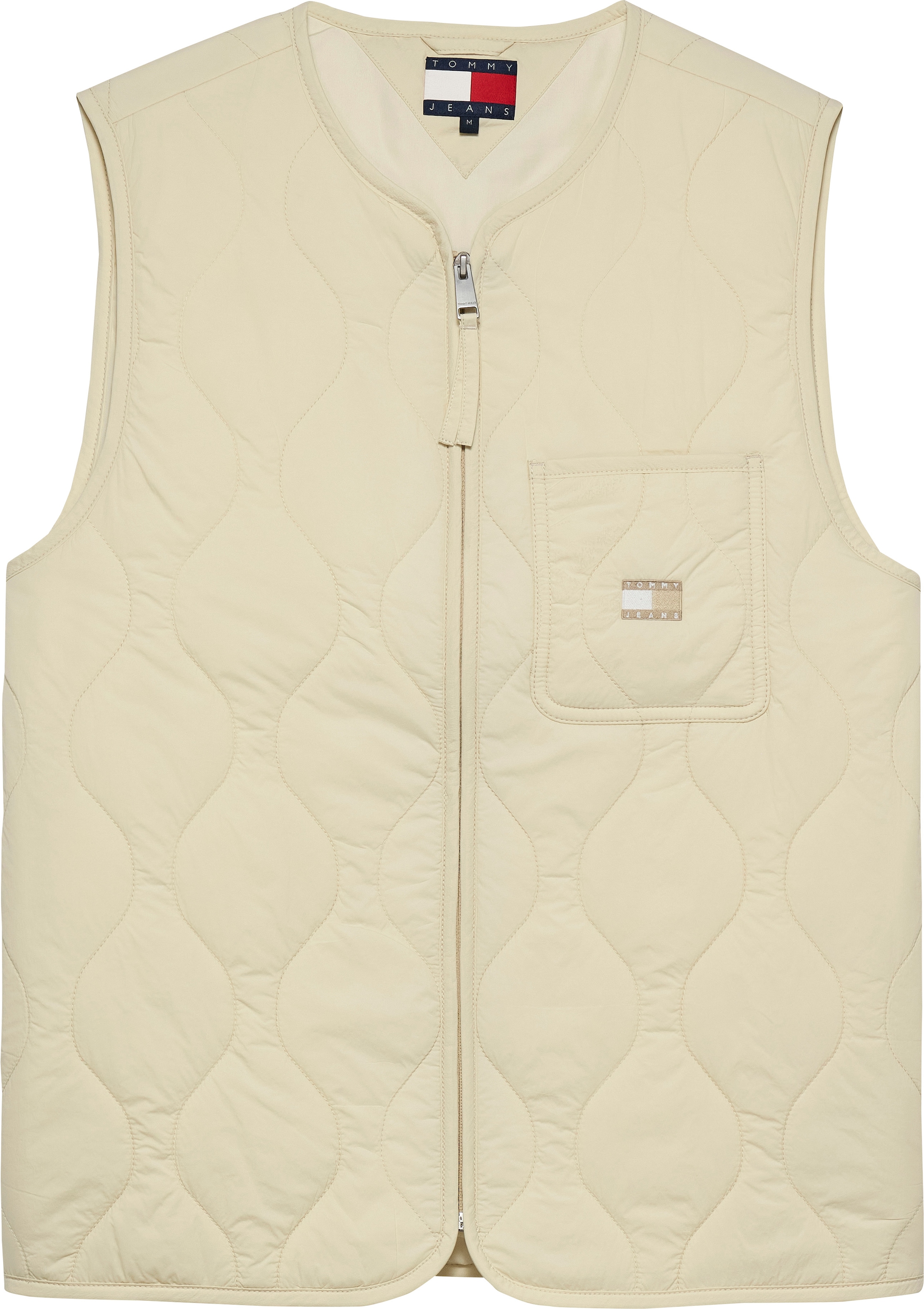 Tommy Jeans Steppweste »TJM QUILTED VEST EXT« Mit Rundhalsausschnitt