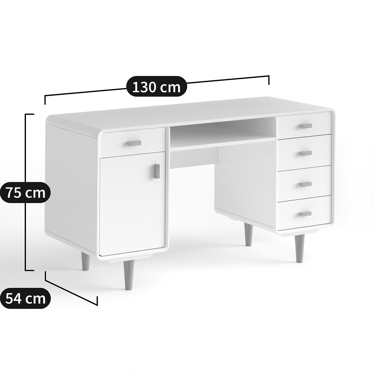 LA REDOUTE INTERIEURS<br>Mesa de bloco duplo JIMI