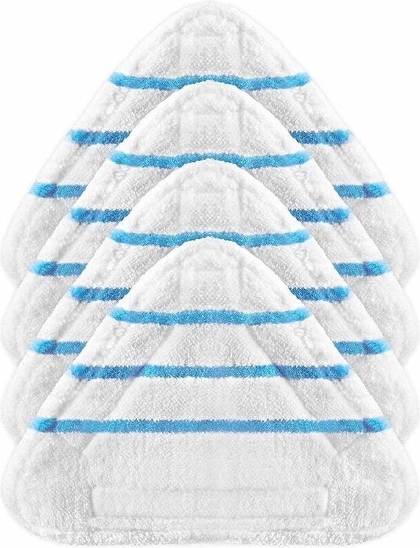 Dweilmoppen - Navulling - Set van 4 Stoomreiniger Doeken - Geschikt voor Lidl Silvercrest en Vileda Steam Mop