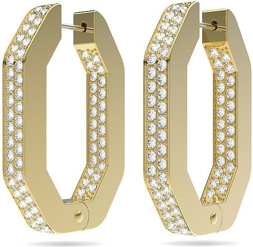 Swarovski Dextera Oorbellen - Goudkleurig - Kristallen - Zirkonia