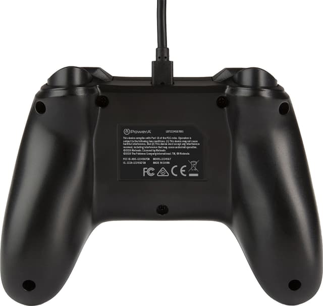 PowerA Nintendo Switch USB-kablet gamepad (sort)