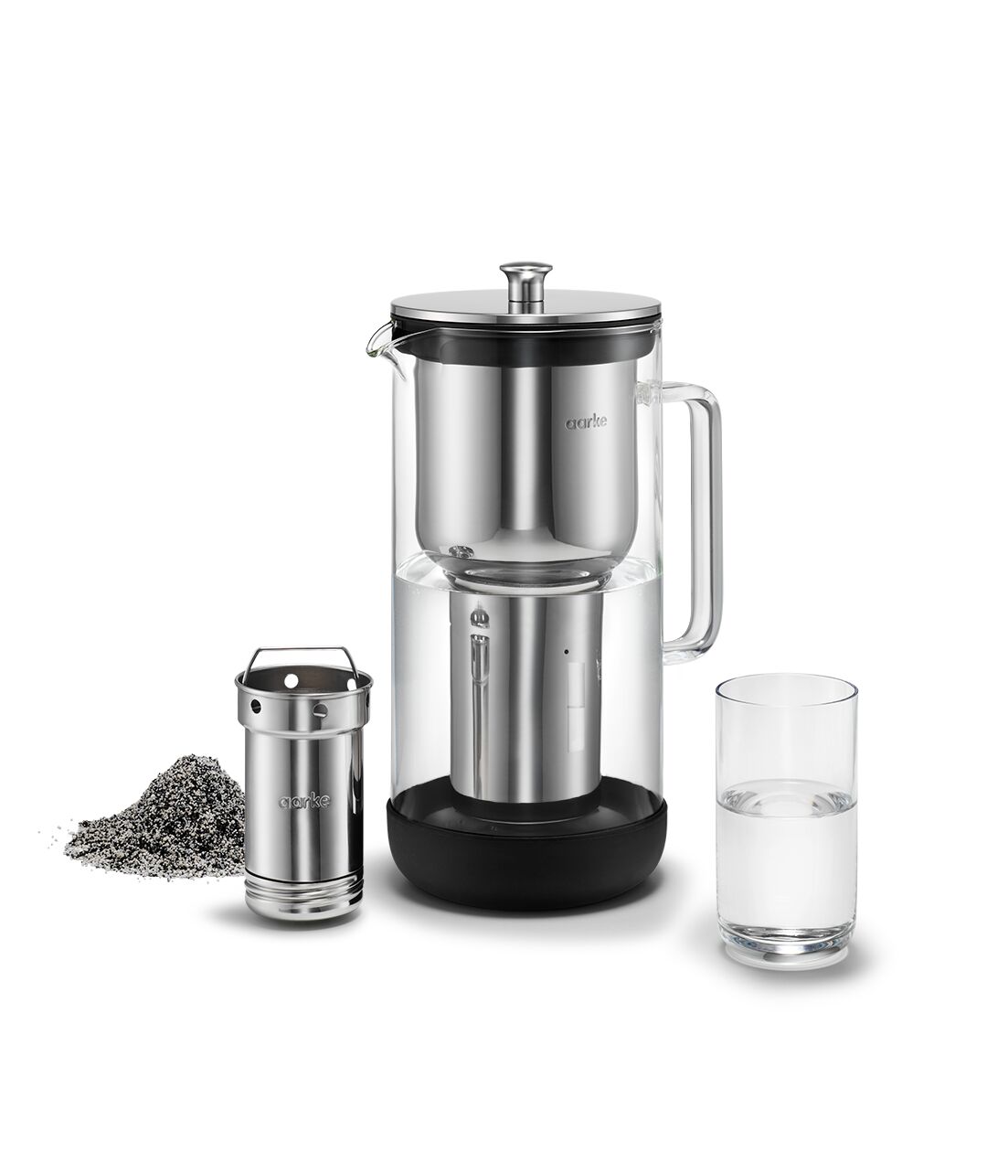 Aarke  3 pak Enriched filtergranulat til vandrenser - refill