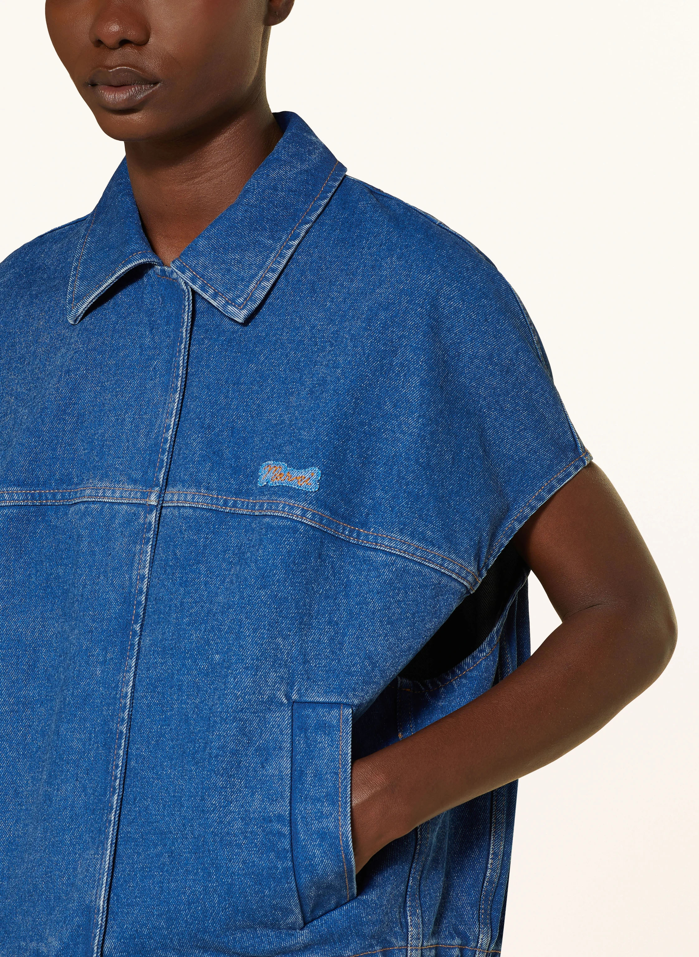 MARNI Oversized-Jeansweste