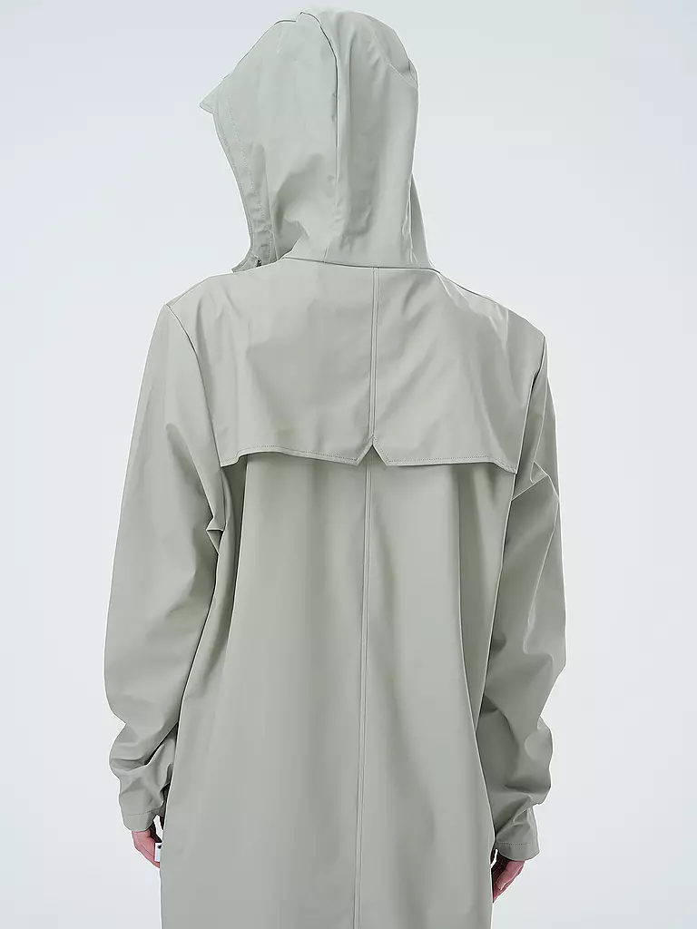 RAINS Parka - Regenjacke hellgrün