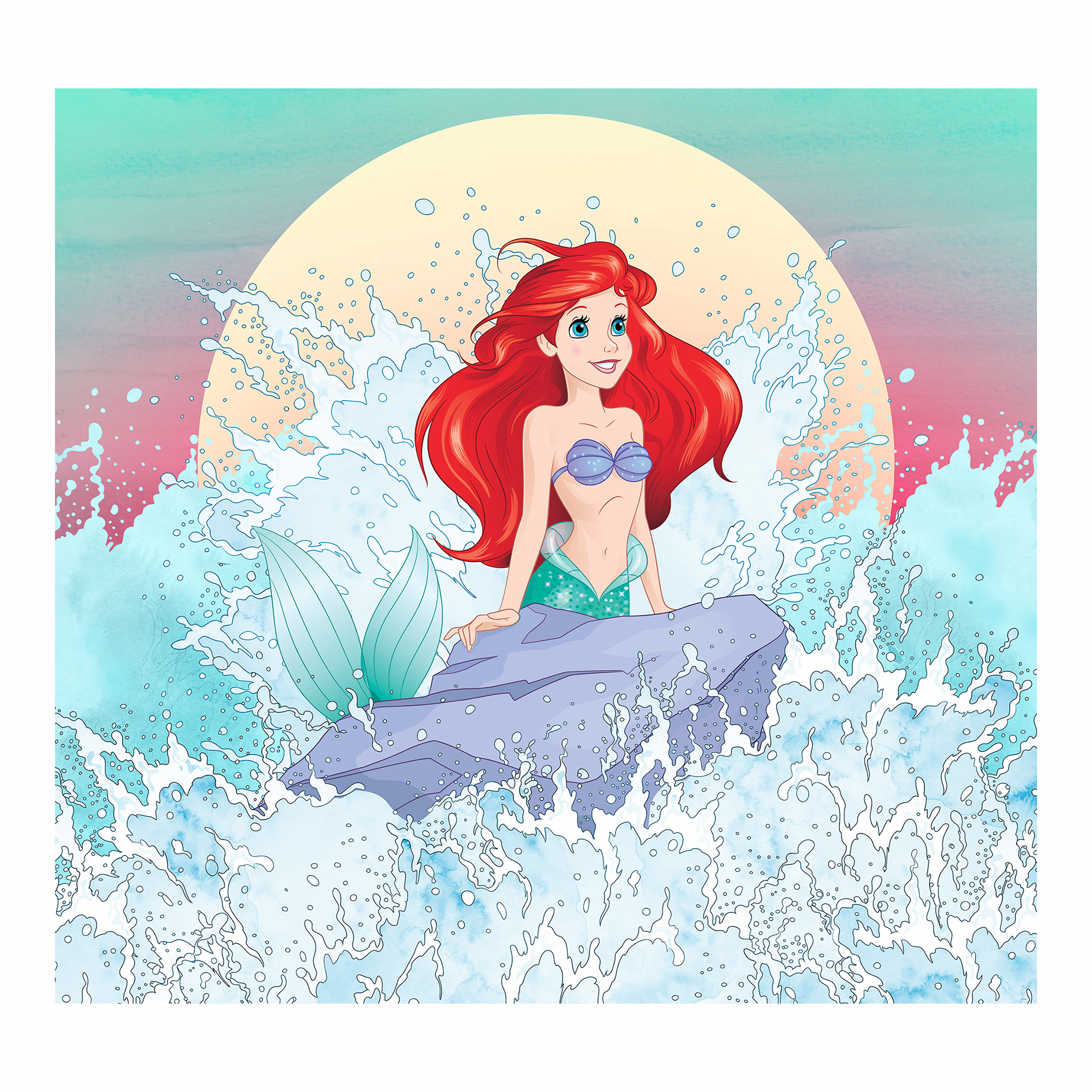 Vlies-Fototapete ARIEL RISE - 300x280 cm