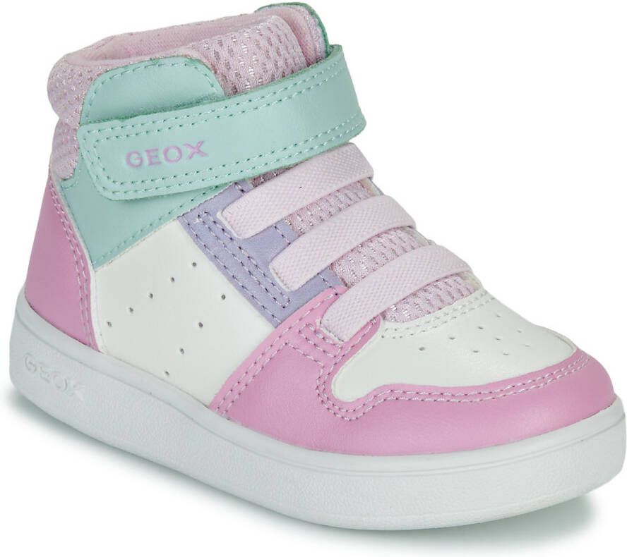GEOX ECLYPER PEUTER Sneakers WIT DONKERROZE