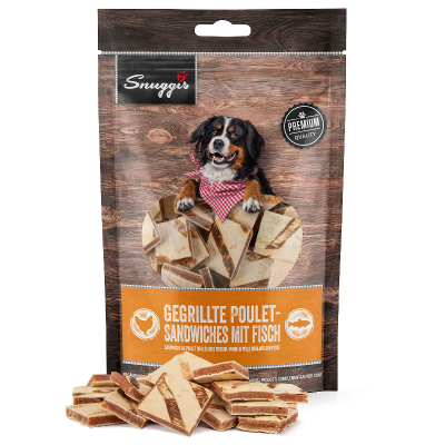 Snuggis Hundesnack Gegrillte Poulet-Sandwichs mit Fisch