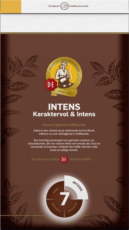 Douwe Egberts Intens Koffiepads - 4 x 54 pads