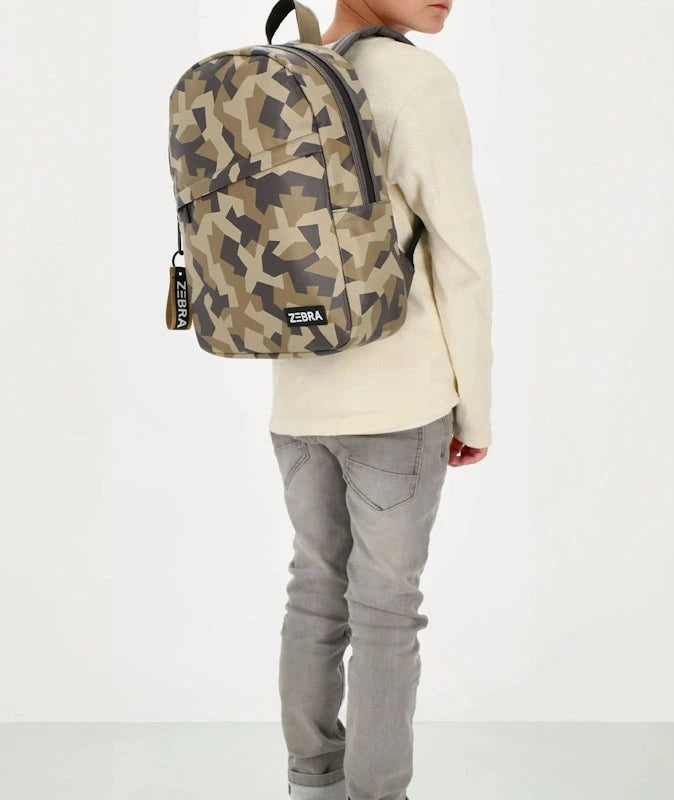 Zebra Trends Rugzak Boys Camouflage