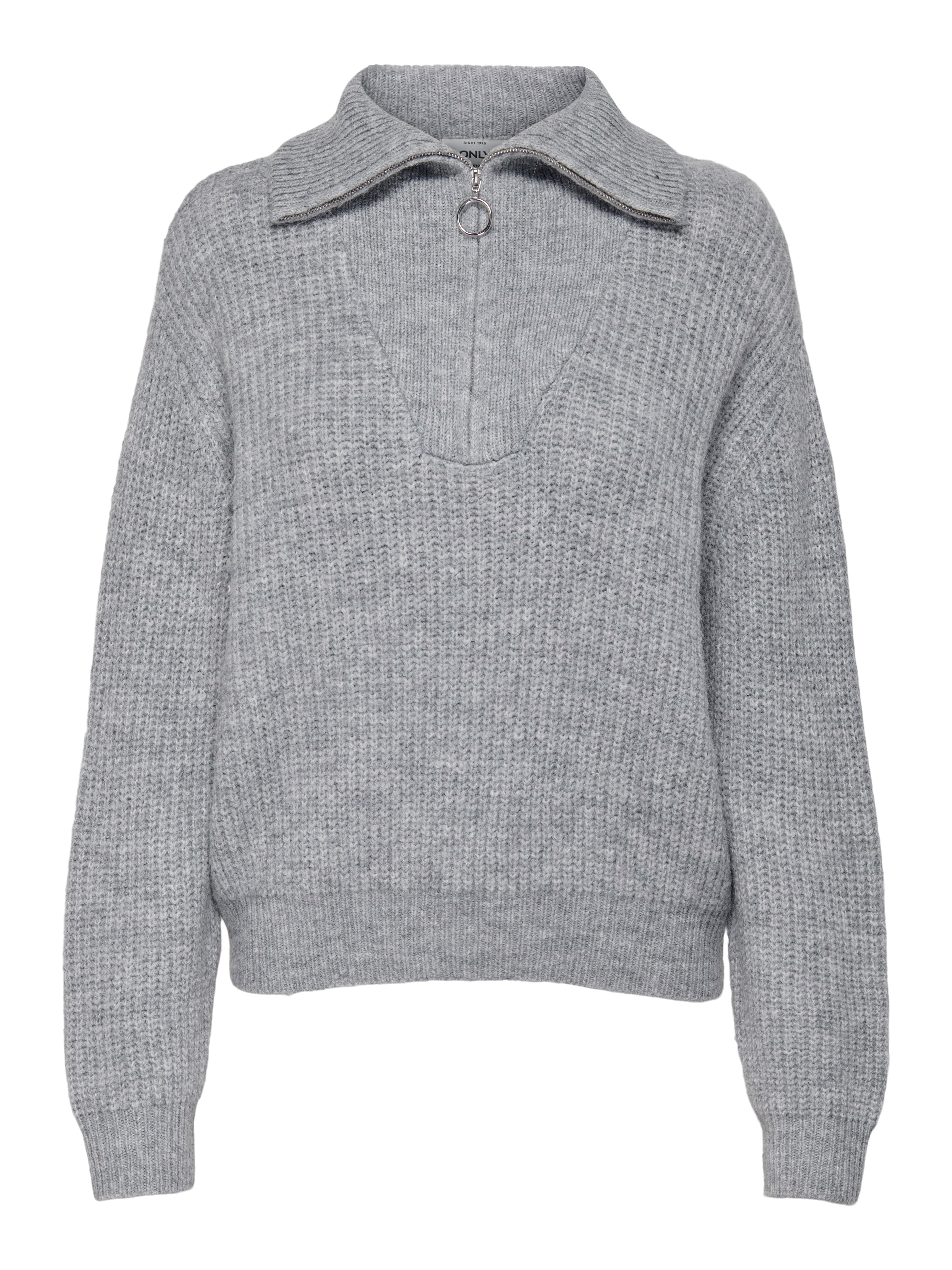 ONLBAKER Strickpullover Light Grey Melange