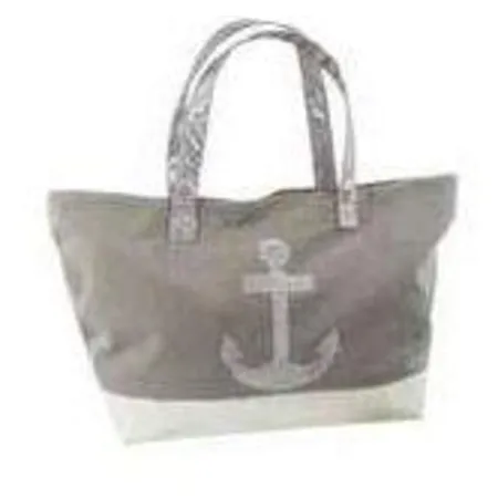 bb Klostermann Shopper taupe mit Anker