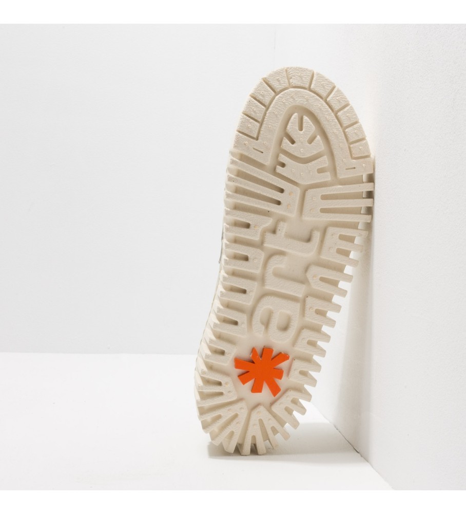 Sapatos de plataforma em couro sintético 1530 Nappa Creme/Brighton