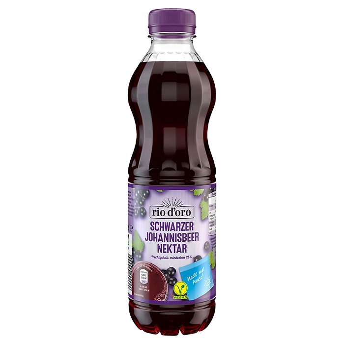 RIO D´ORO Rote Nektare 1 l, Schwarze Johannisbeere