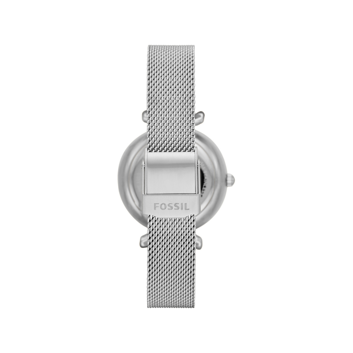 Montre FOSSIL femme automatique, bracelet acier inoxydable gris argent