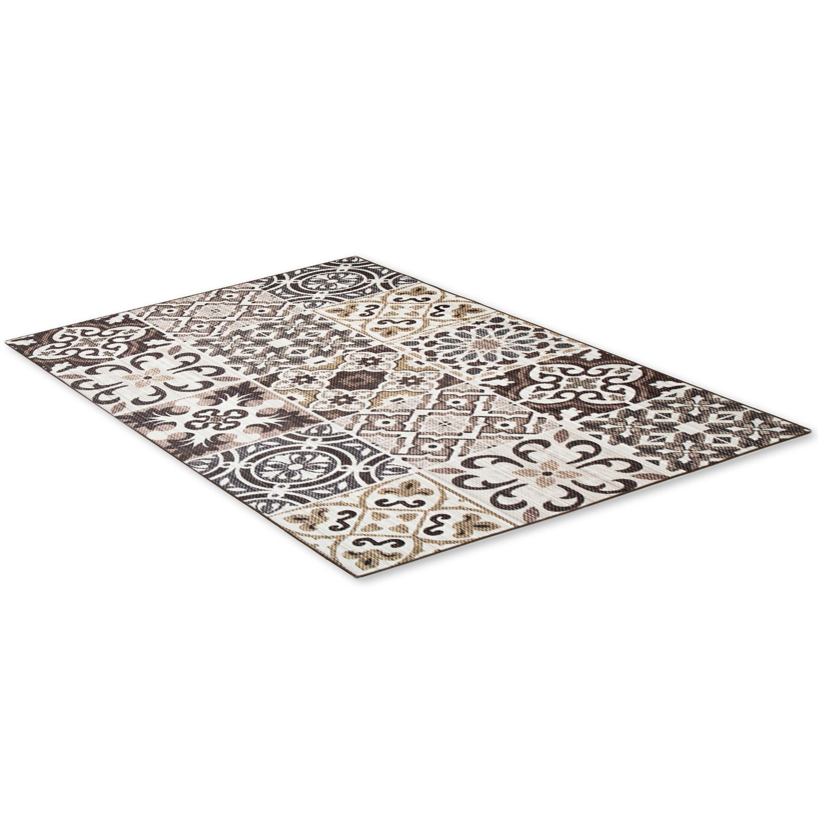 Teppich - braun-beige - 65x135 cm