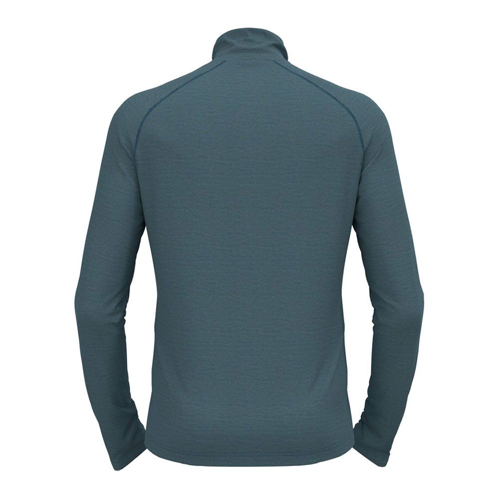 Odlo NATURAL PERFORMANCE PW 150 - Sous-couche Homme saxony blue/deep dive melange