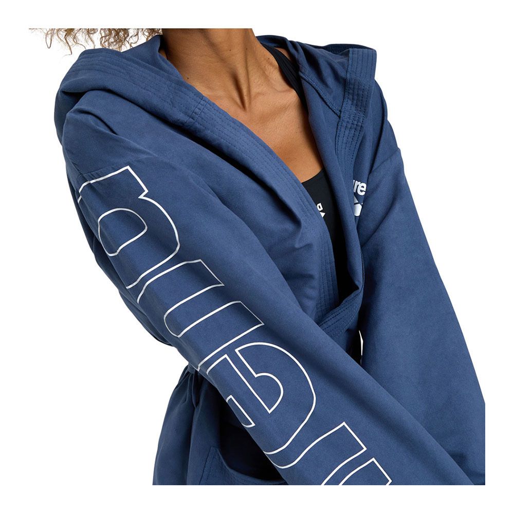 Arena ZEAL PLUS - Peignoir navy/white