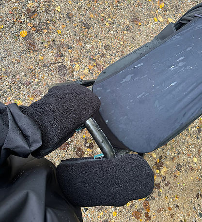KongWalther Kinderwagenhandschuhe - Østerbro - Black Teddy