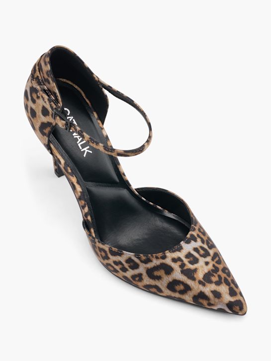 Catwalk Spangenpumps Braun
