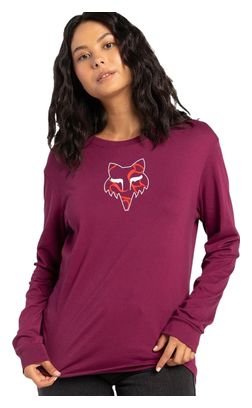 T-shirt à manches longues Fox Femme Withered Magenta