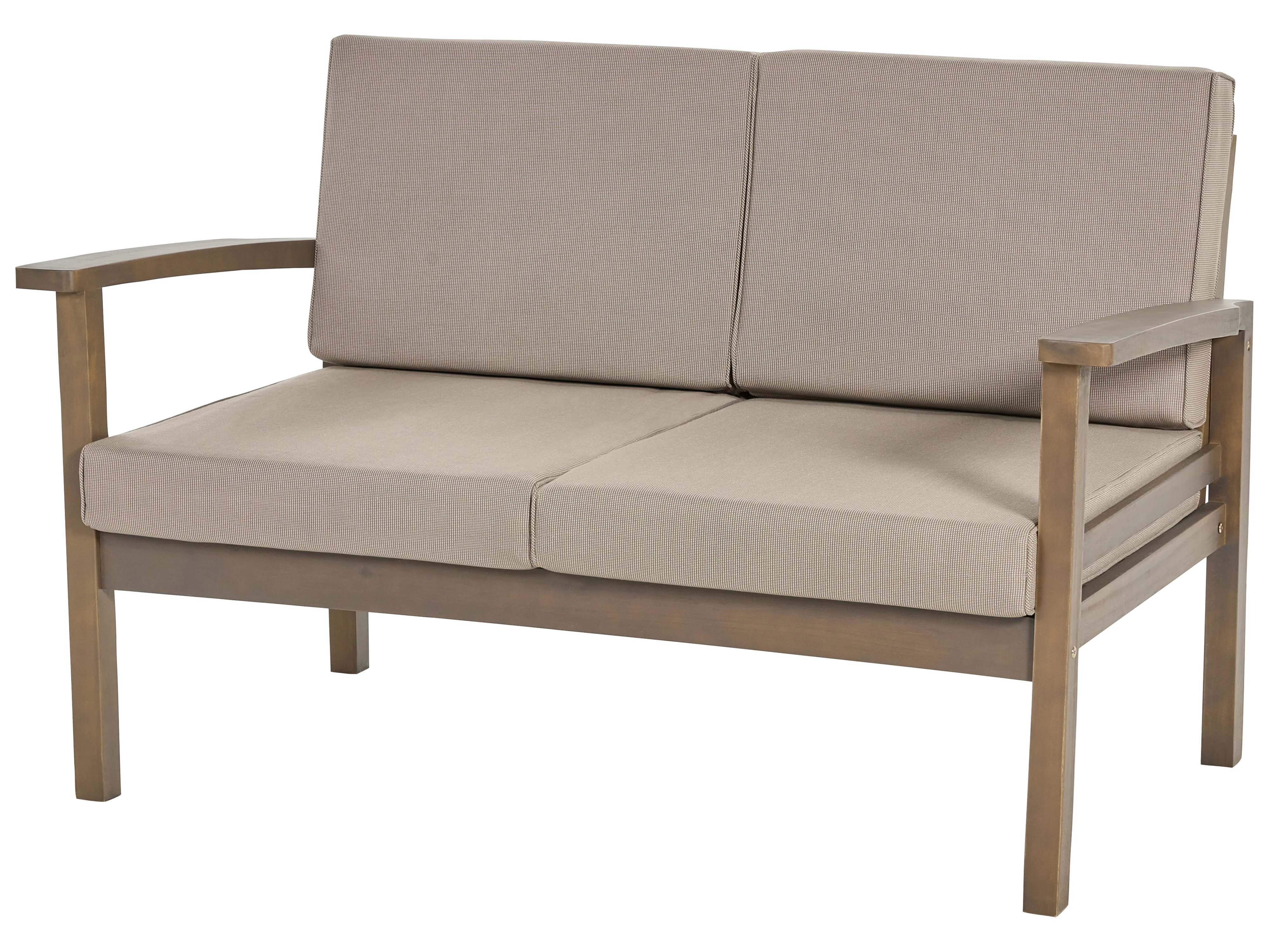 Loungeset met tafel 4-zits MANILA Acaciahout Donkerbruin