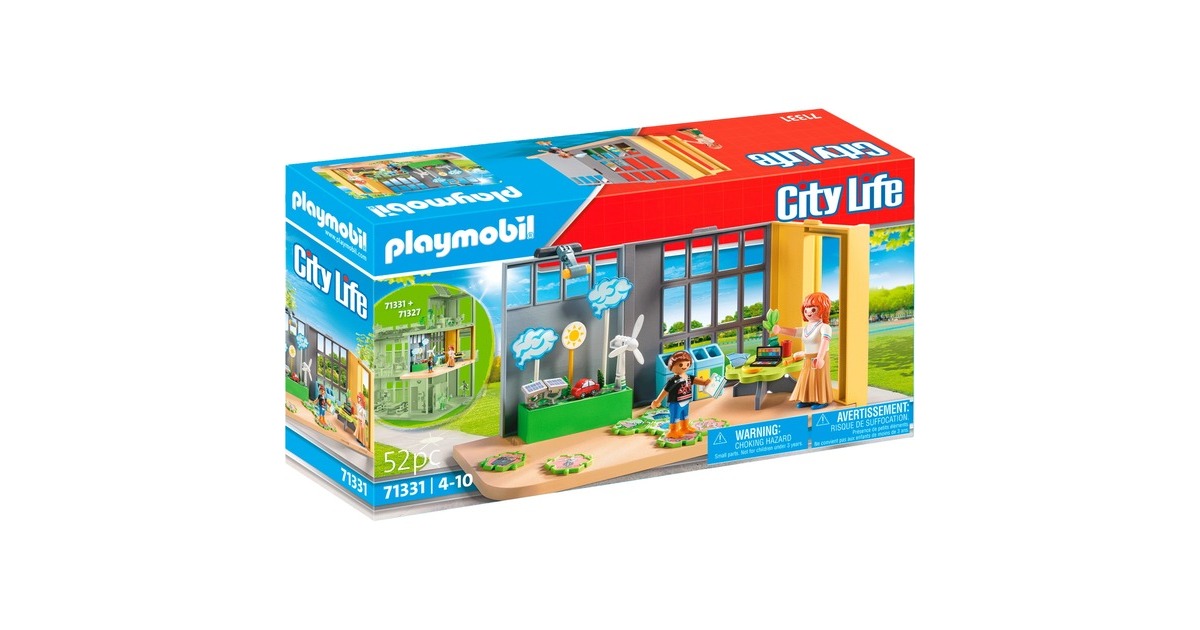 PLAYMOBILCity Life - Uitbreiding klimaatwetenschap Constructiespeelgoed  (71331)
