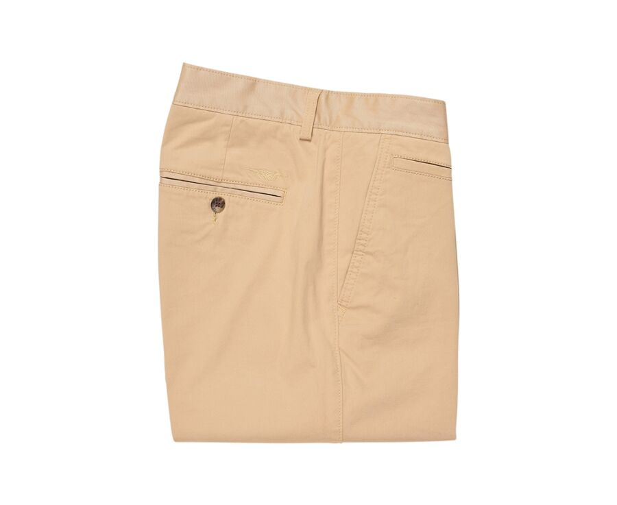 Bermuda chino homme Beige Foncé - BARRY