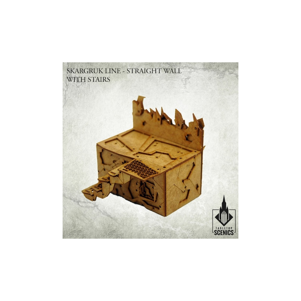 Skargruk Line - Straight Wall with Stairs