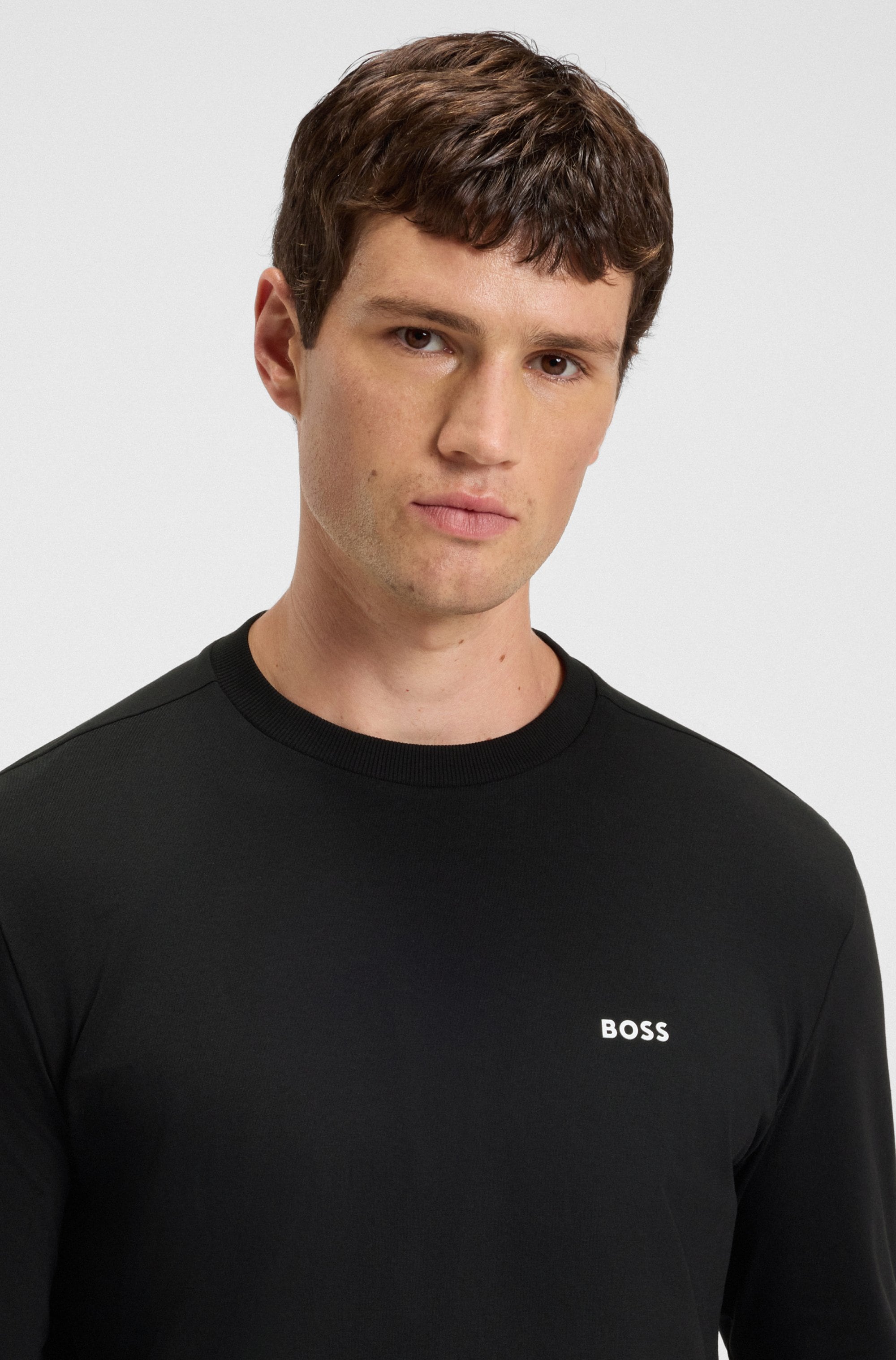 BOSS GREEN Langarmshirt »Tee Long«, mit Rundhalsausschnitt