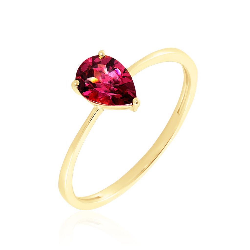 Bague Rhodolite Fever Or Jaune Rhodolite