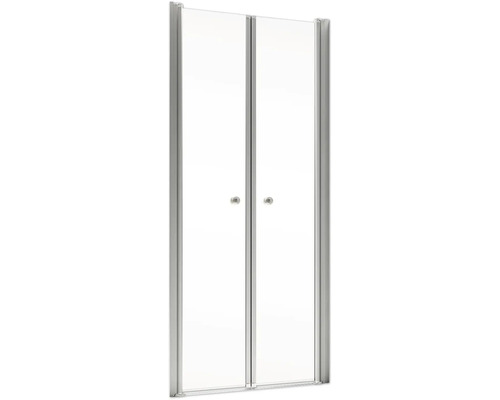Draaideur in nis, Schulte Garant, breedte 80 cm, helder glas, aluminium profiel