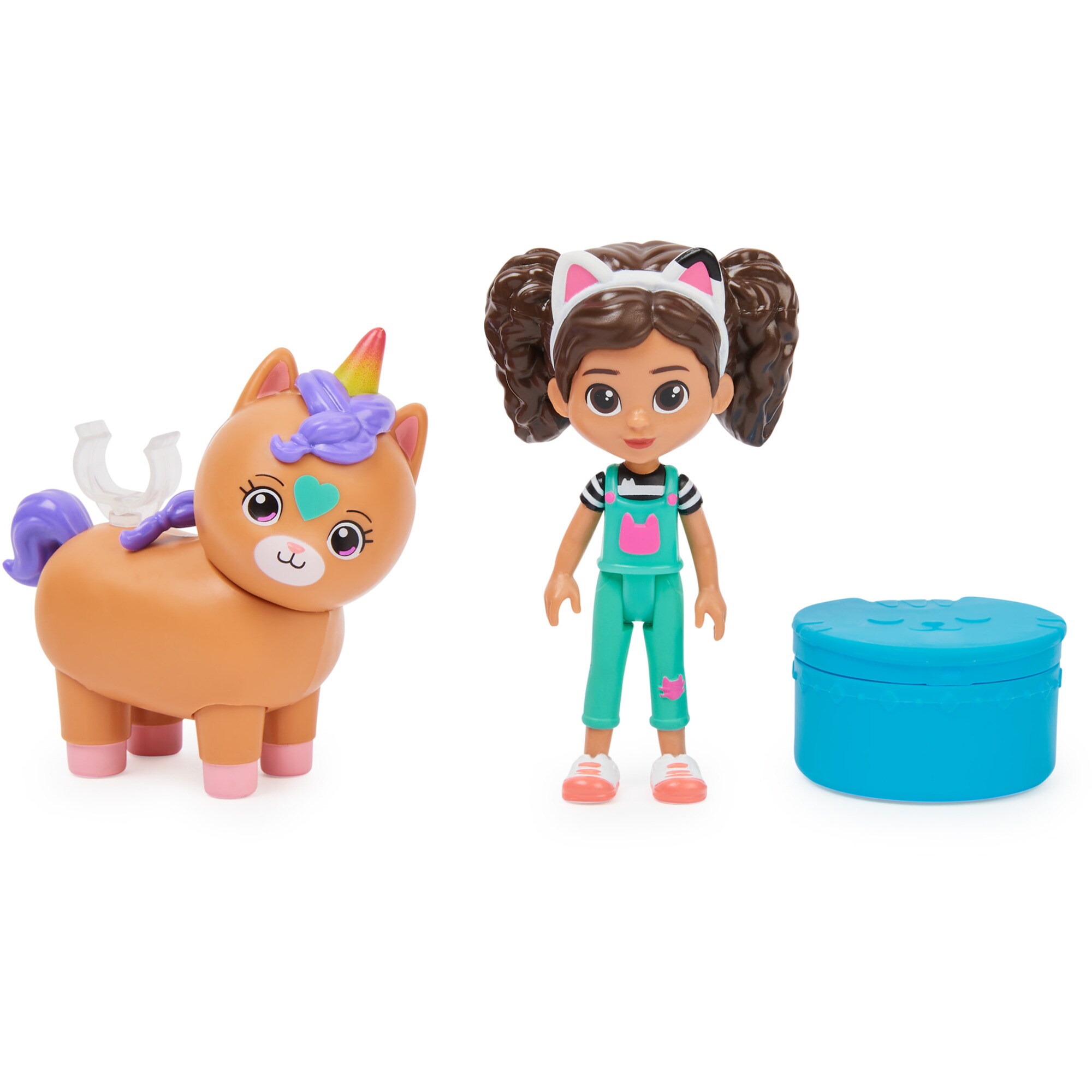 Spin Master Spielfigur DreamWorks Gabby's Dollhouse Cat Adventures - Cat-tivity Set Kittycorn Pferd
