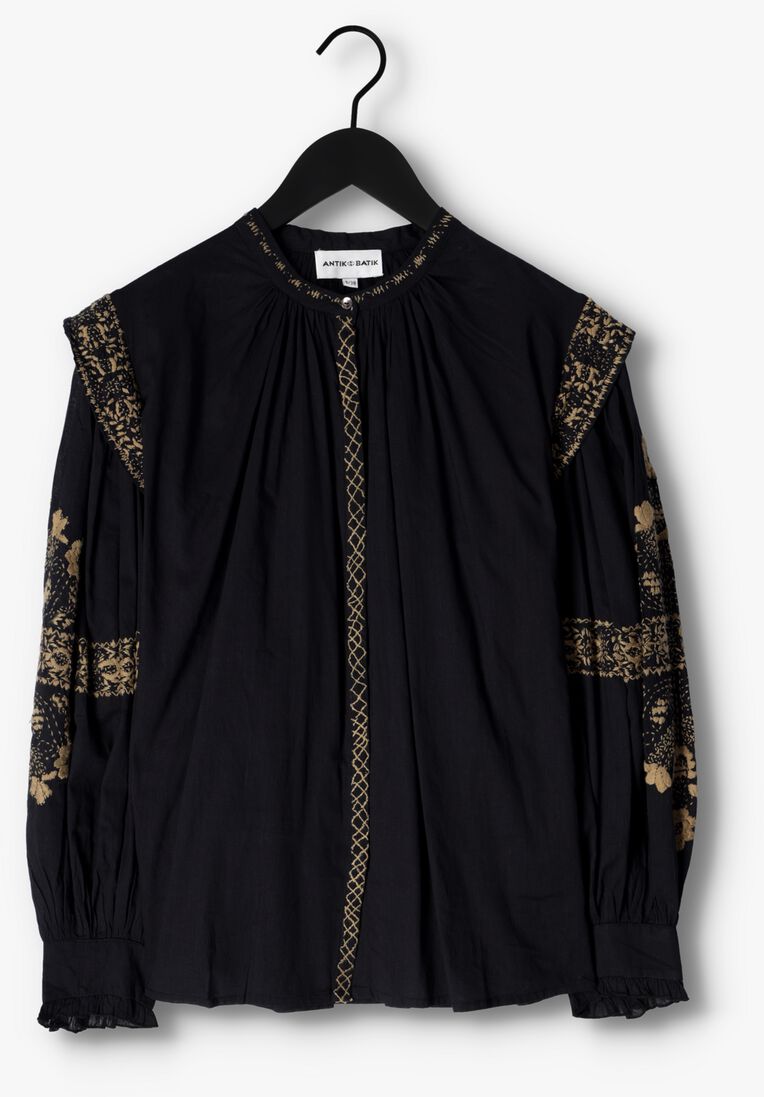 ANTIK BATIK zwarte antik batik blouse alan blouse