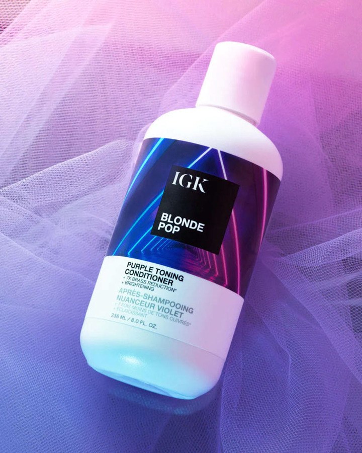 IGK Blonde Pop Purple Toning Conditioner 236ml
