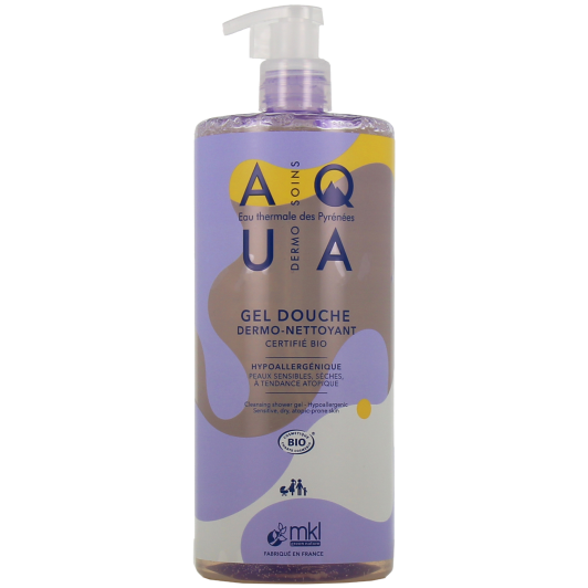 MKL Aqua gel douche dermo-nettoyant - Peau sensible, sèche ou atopique