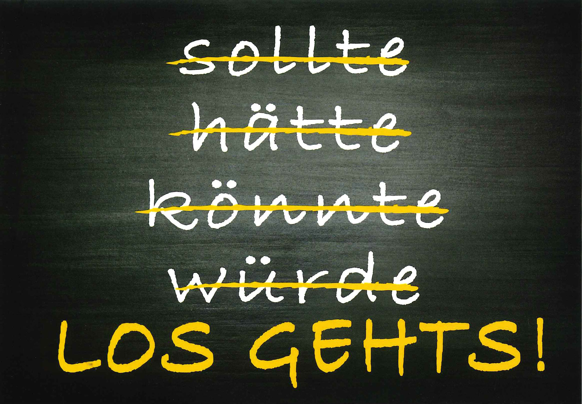 Postkarte 'Los geht's!' günstig bestellen