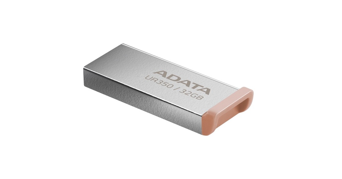 ADATAUR350 32 GB usb-stick  (nikkel/bruin, USB-A 3.2 Gen 1 (5 Gbit/s))