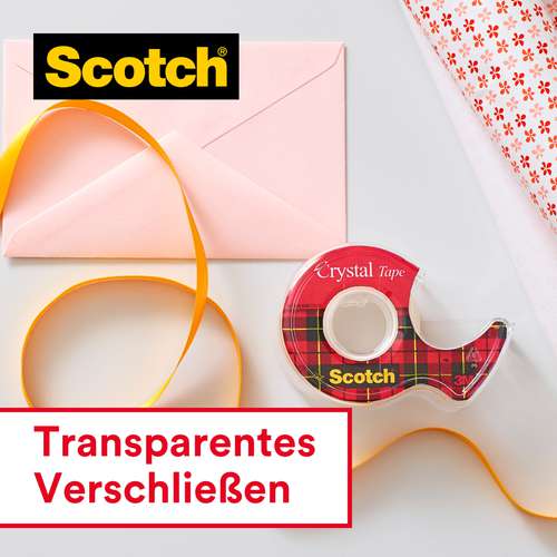 SCOTCH® Crystal Clear 600 Klebeband