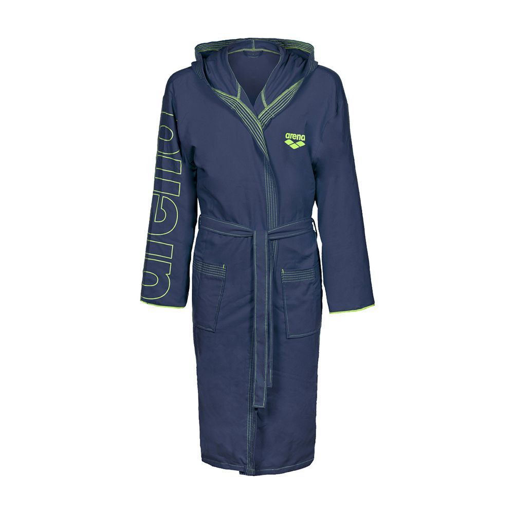 Arena ZEAL PLUS - Peignoir navy/lime