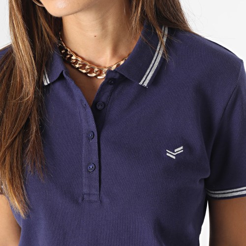 Polo Manches Courtes Jule Bleu Marine